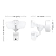 thumbnail image 3 of Globe Electric 91008638 Smart Home Double Light 5-1/2" Wide 4000K Led Outdoor Security, 3 of 7