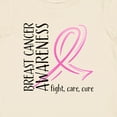 thumbnail image 4 of Inktastic Breast Cancer Awareness Fight, Care, Cure Boys or Girls Baby T-Shirt, 4 of 5