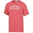 thumbnail image 2 of Men's-ComfortWash  Pink Notre Dame Fighting Irish Distressed Arch T-Shirt, 2 of 3