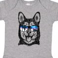 thumbnail image 4 of Inktastic Siberian Husky Sketch Portrait with Sunglasses Boys or Girls Baby Bodysuit, 4 of 5