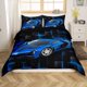 thumbnail image 1 of Coche de carreras Juego de Funda Nórdica Queen Size Speed Sports Car juego de cama para, 1 of 6