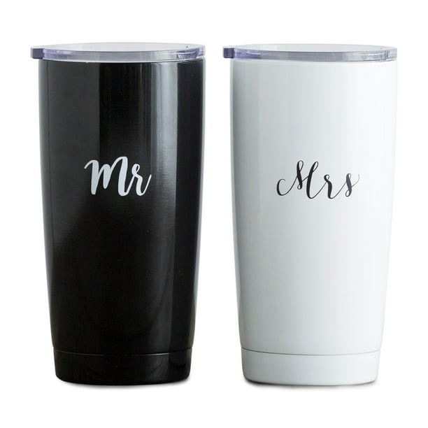 DaySpring, Mr and Mrs, Stainless Steel Tumblers Gift Set, 963178777