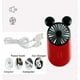thumbnail image 3 of Cute Personal Mini Fan, 3 Adjustable Speeds, Portable Holder, For Indoor Outdoor Activities, Cute Mouse 3 Pack(red+pink+yellow), 3 of 3