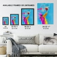 thumbnail image 3 of Artery8 Slam Dunk Shot Basketball Player Abstract For Living Room Extra Large XL Wall Art Poster Print, 3 of 5