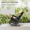 thumbnail image 3 of Dycanpo Outdoor Rocking Chair, Weather Resistant Proch Rocker for Adult, Gray, 3 of 8