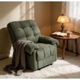 thumbnail image 3 of CQSXDA Manual  Recliner Armchair with Padded Footrest for Living Room and Home Theater Ergonomic Lounge Seating,  Green, 3 of 10