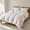 Queen, variant on Palatial King Goose Down Fiber Duvet Insert, Egyptian Cotton Cover, 80 Oz Fill Weight