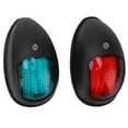 thumbnail image 1 of Marine Sailing Signal Lights, LED Navigation Lights IP66 Waterproof  For Ships Black, 1 of 8