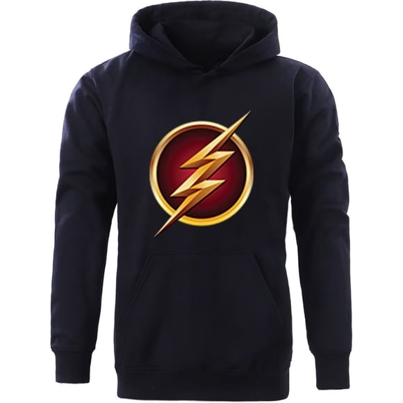 Sudadera de estilo callejero con estampado creativo de The Flash.