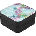 thumbnail image 3 of GZHJMY Dragonfly Small Jewelry Box, Portable Leather Travel Jewelry Storage Case for Rings Earrings Necklace Bracelets, 3 of 7