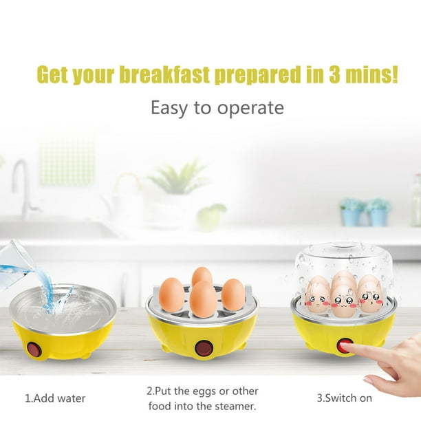 Acheter Cuiseur à œufs électrique multifonction, cuiseur à œufs électrique,  lait de maïs cuit à la vapeur, Machine de cuisine rapide, Double couche,  chaudière à œufs