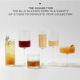 thumbnail image 3 of Elle Ribbed Highball Water Drinking Glasses [Set of 2], 3 of 6