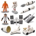 thumbnail image 4 of Estatuilla de astronauta Sunnimix 10 piezas Figuras de juguetes para Decoración de tartas, 4 of 8