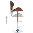 thumbnail image 6 of vidaXL Bar Stool Black Faux Leather, 6 of 8