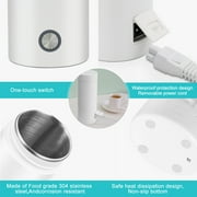 Pinkiou Portable Electric Kettle Water Boiler, 400ml Travel Kettle 304 Stainless Steel Mini Electric Warmer with Auto Shut off & Fast Boil 3-in-1 Portable Tea Kettle Travel Water Boiler/Heater, White