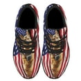 thumbnail image 2 of German Shepherd American flag Shoes Sneakers Black Size 11.5, 2 of 7