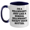 White/Navy, variant on Millwright Gifts from Friends for Birthday - Funny Two Tone Coffee Mug with Quote 'I'm A Millwright. Just Like A Normal Millwright Except Much Hotter.'