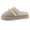 Beige, variant on Busydd Slippers for Women Fashion Cozy Solid Color House Slippers Soft Warm Fuzzy Slippers Casual Non-Slip Thick Home Bedroom Indoor Slippers Shoes