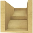thumbnail image 4 of 7"W x 14"D x 7"H Wide Ridgewood Rough Cedar Woodgrain TimberThane Corbel, Primed Tan, 4 of 6