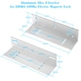 thumbnail image 3 of 280KG Z Bracket for Magnetic Locks - Compatible with Metal and Wooden Doors, Durable Aluminum Alloy Design for Secure Access Control Systems, 3 of 7