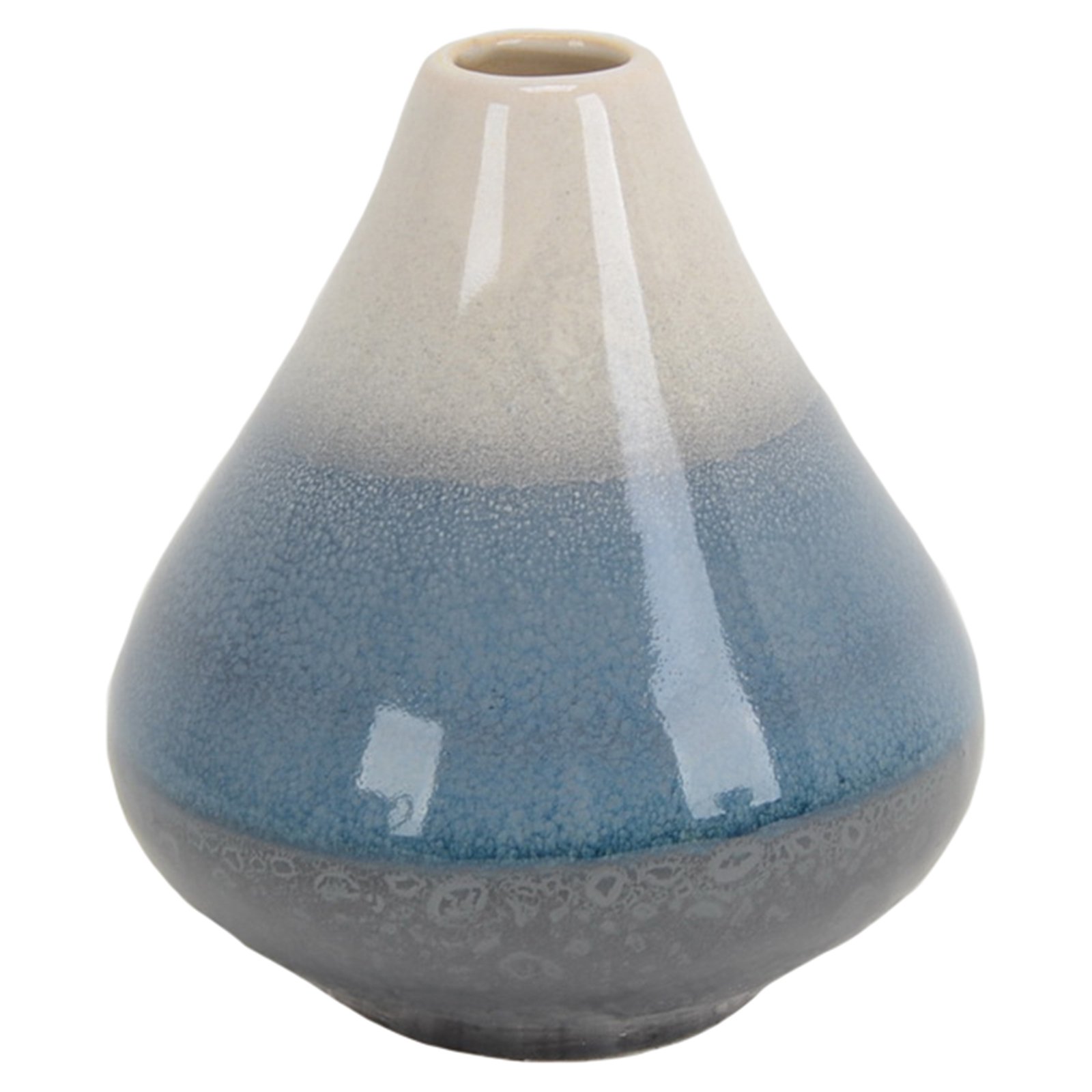 Sagebrook Home Gray White Layered Table Vase