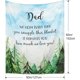 thumbnail image 3 of LHSHID Fathers Day Dad Gifts Blanket Gifts for Dad from DaughterDad Birthday Gift Best Dad Gift for Father Husband Throw Blanket 30"x40", 3 of 6
