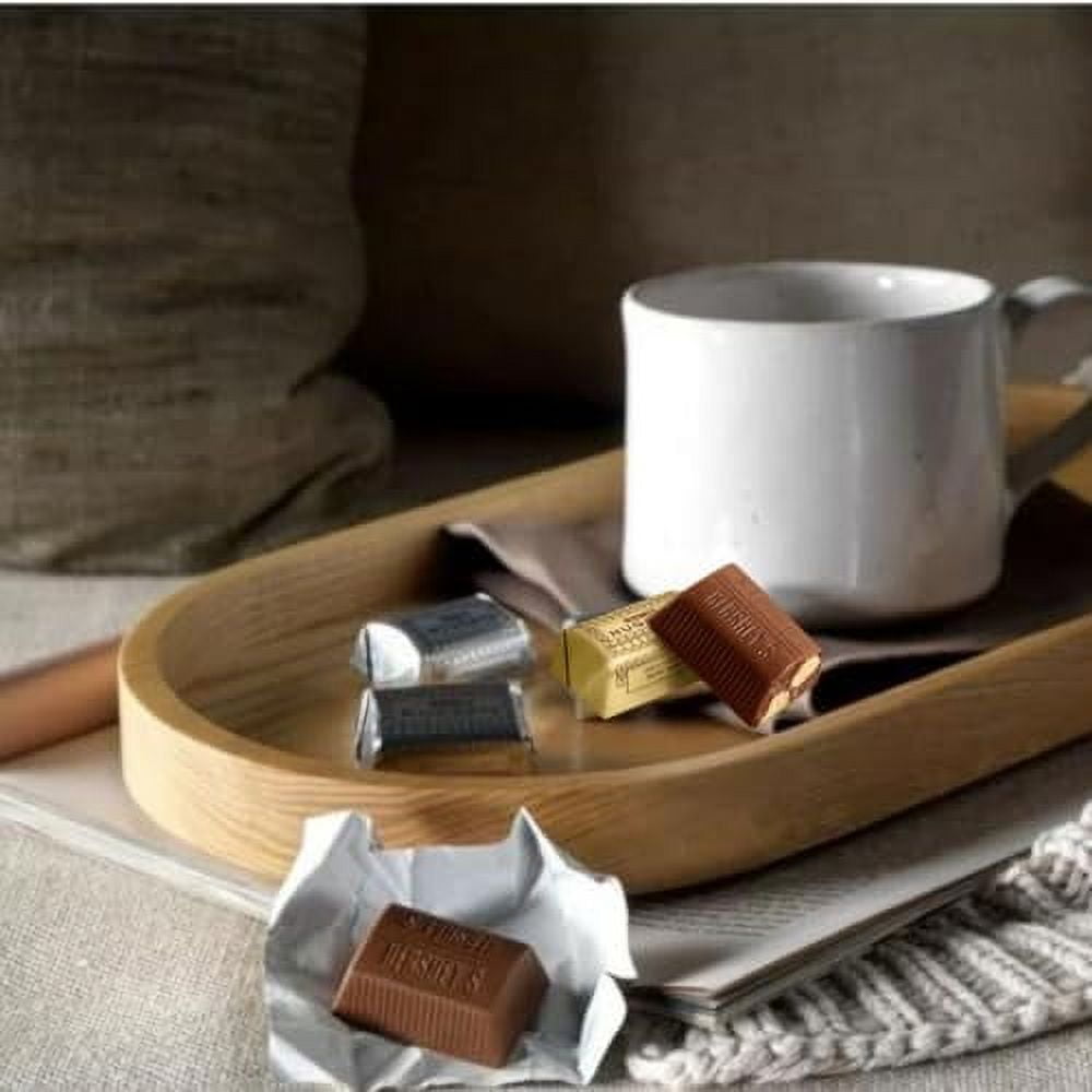 Hersheys Nuggets - Milk Chocolate & Milk Chocolate with Almonds - Gold & Silver Nuggets (2 Pounds) Individually Wrapped Candy - Bulk Party Pack