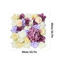 thumbnail image 3 of COFEST Artificial Silk Flower Wall Panel for Wedding Decor, Hydrangea Rose Floral Panel for Party Background, DIY Flower Wall Decoration for Home and Event. Purple, 3 of 6