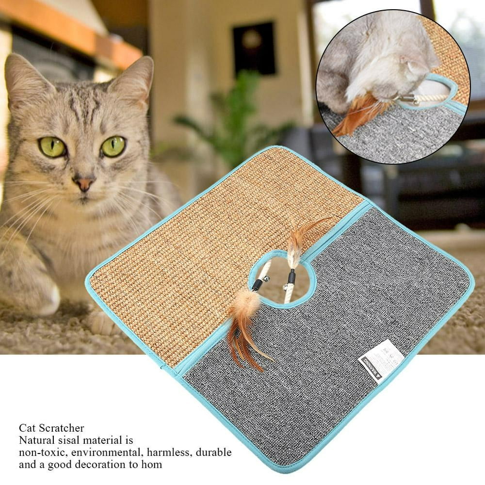 Ccdes Cat Scratcher Kitten Scratching Post Claws Mat Pad With