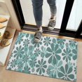 thumbnail image 2 of Teal Daisy Flower Pattern Door Rugs,Washable Non Slip Door Mats Indoor,Decorative Door Mats,Entry Mat Indoor for Entrance,Bedroom,Kitchen,Bathroom,20"x32", 2 of 6