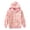 2# Light pink, variant on NLVRBC Toddler Girls zipper Giraffe Hoodies Kids embroidered hooded jacket 4T