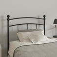 thumbnail image 3 of Merrick Lane Metal Twin Size Headboard Contemporary Arched Headboard With Adjustable Rail Slots, 3 of 12