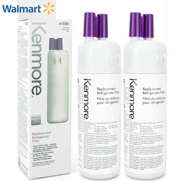 2 Pack Kenmore 9081 469081 46-9930 Refrigerator Water Filter Sealed Replacement