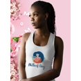 thumbnail image 2 of Mother's Day With Flowers Racerback Tank Women -Image by Shutterstock, Female XX-Large, 2 of 4