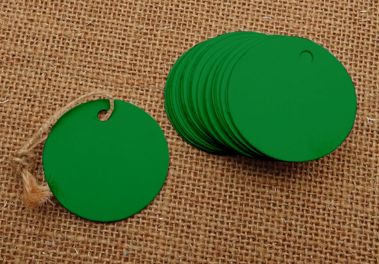 100 Pcs Round Blank Cardstock Hang Tag Wedding Party Favor Gift Tags