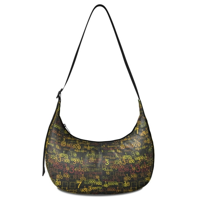 Sac Bandoulière Mathématiques Léger Nylon Sangle Réglable Formule Scientifique Classe Éducative Cadeaux Muraux Petit Sac pour Femmes Voyage