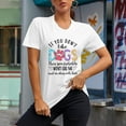 thumbnail image 1 of Daisyyozoid T-Shirt Joyeuse Fête des Mères pour Femmes Col Rond Imprimé Lettre Manches Courtes Décontracté, 1 of 5