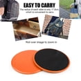 thumbnail image 4 of Core Sliders. Dual Sided Use on Carpet or Hardwood Floors. Abdominal Exercise Equipment, 4 of 5