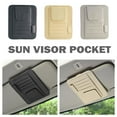 thumbnail image 3 of Car Sun Visor Organizer Multi-Pocket Auto Interior Pocket Organizer Decor Lot C1, 3 of 7