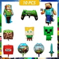thumbnail image 3 of Minecraft Birthday Decorations, 10Pcs Minecraft Balloons Minecraft Party Supplies for Minecraft Party Decorations, 3 of 7