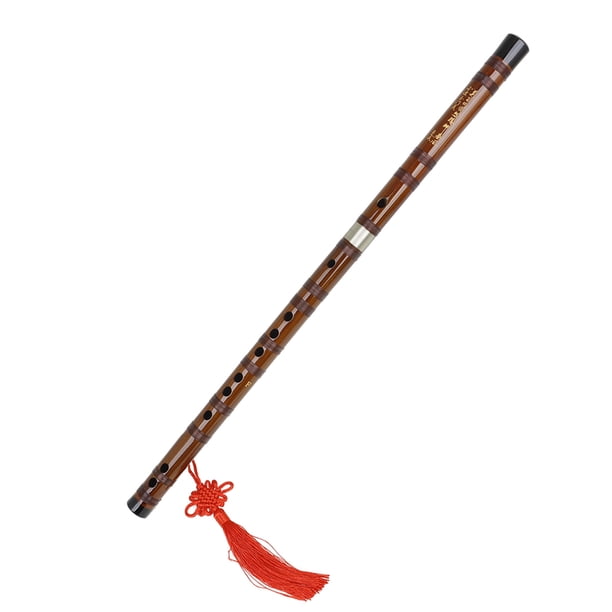 Flauta Irfora Key of F Flauta Bitter Bamboo Dizi Instrumento de viento de madera tradicional chino hecho a mano con bolsa de almacenamiento Nudo chino para niños adultos principiantes Irfora Flauta