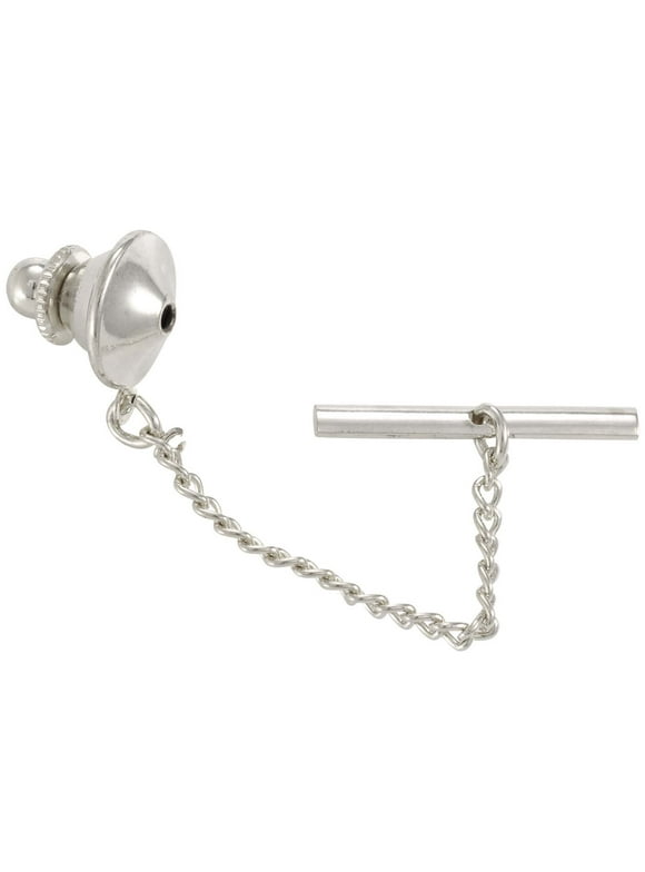 how to wear a tie tack with chain