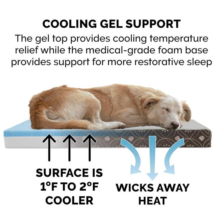 Top paw top gel memory foam