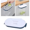 thumbnail image 4 of AMERTEER Save Space Hanging Trash Can for Kitchen  Wall Mounted Garbage Can  Door Rubbish Container Hanging Trash Can, 4 of 7