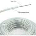 thumbnail image 2 of Hilo de desbrozadora de acero de 4 piezas de 3 mm x 10 metros, hilo de desbrozadora, carrete de alambre de acero resistente para desbrozadora de jardín, línea de repuesto para cortacésped, 2 of 5