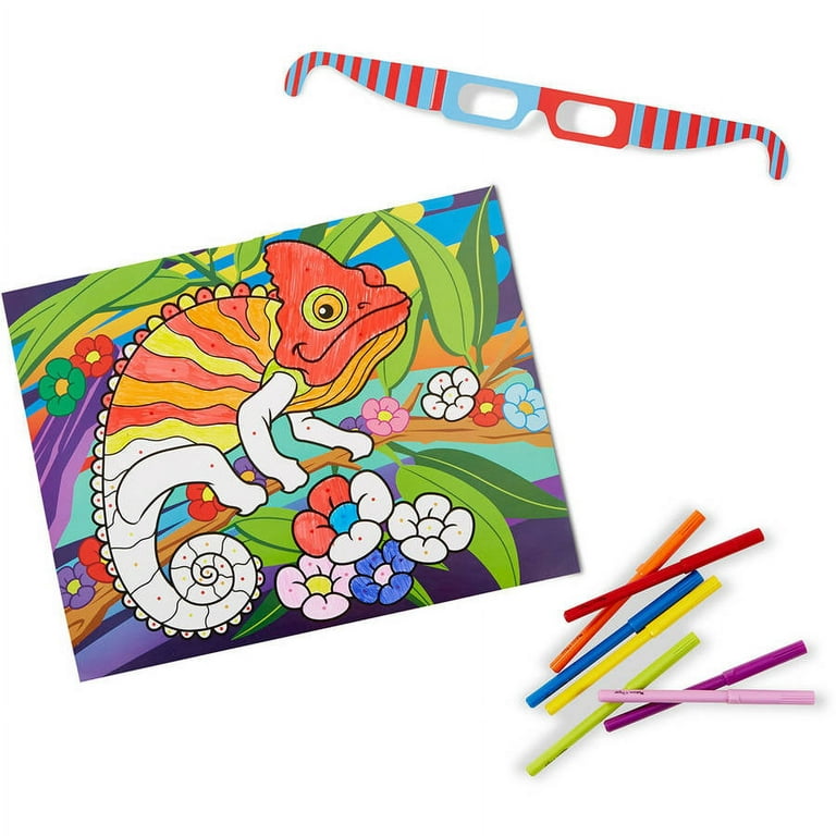 Amazing Animals Coloring Book: Glittery, Soft-Touch Coloring Pad for Kids  Ages 3-6