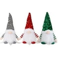 thumbnail image 2 of Christmas Gnomes Decorations with LED Light, 3 Pack Handmade Swedish Tomte Gnomes, Lighted Scandinavian Santa Elf Plush Table Ornaments, Xmas Holiday Winter Party Home Decor Gift, 2 of 9