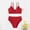 Q-Red, variant on 2025 Toddler 2 Piece Junior S Swimsuits Swimsuit Sport Solid High Swimsuit Waist Bikini Set Swimwear Swim Suit for Big S Bathing