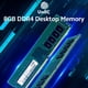thumbnail image 3 of UnilC 8GB DDR4 2666MHz Memoria de escritorio 288Pin 1.2V Memoria de escritorio, 3 of 8