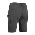 thumbnail image 4 of Domuza Cargo Shorts for Men Elastic Waist Waterproof Shorts Cargo Stretch Ripstop Running Athletic Hiking Pants with Multi Pockets Black XL, 4 of 4
